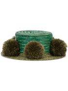 Eshvi Jupiter Hat, Women's, Size: Medium, Green, Wool/straw