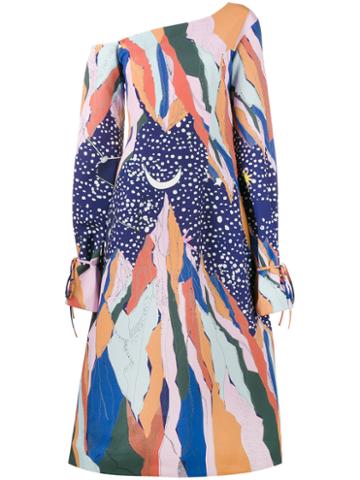Reemami - Mountain Star Print Dress - Women - Polyester/viscose - L, Women's, Polyester/viscose