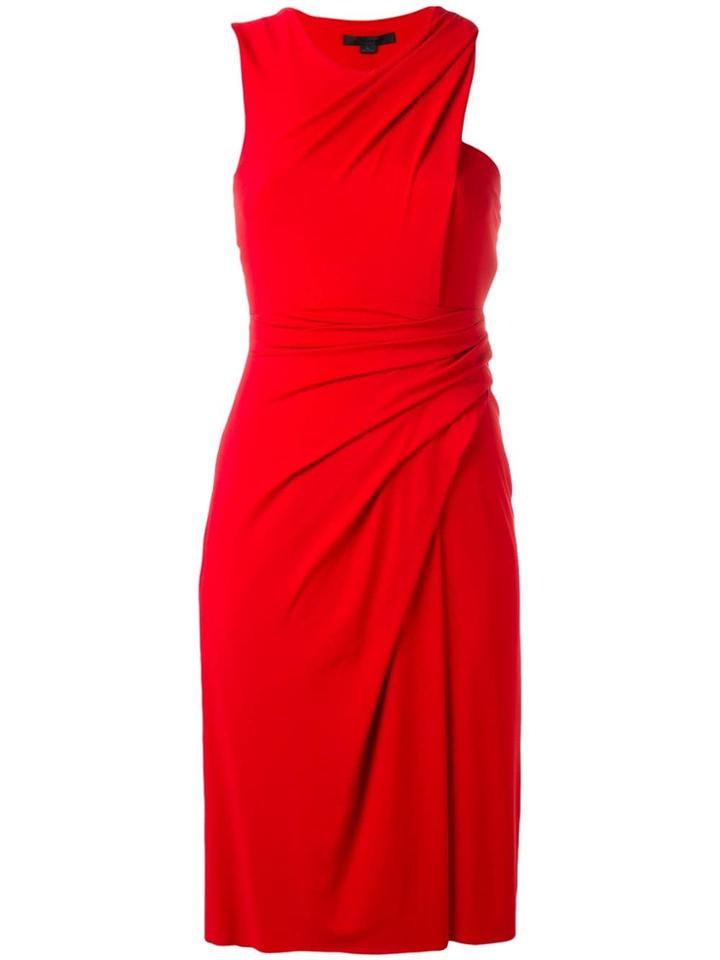 Alexander Wang Wrap Effect Draped Dress - Red