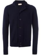 John Smedley 'grable' Cardigan, Men's, Size: Xxl, Blue, Cashmere/merino