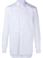 Maison Margiela Button Placket Shirt, Men's, Size: 41, White, Cotton