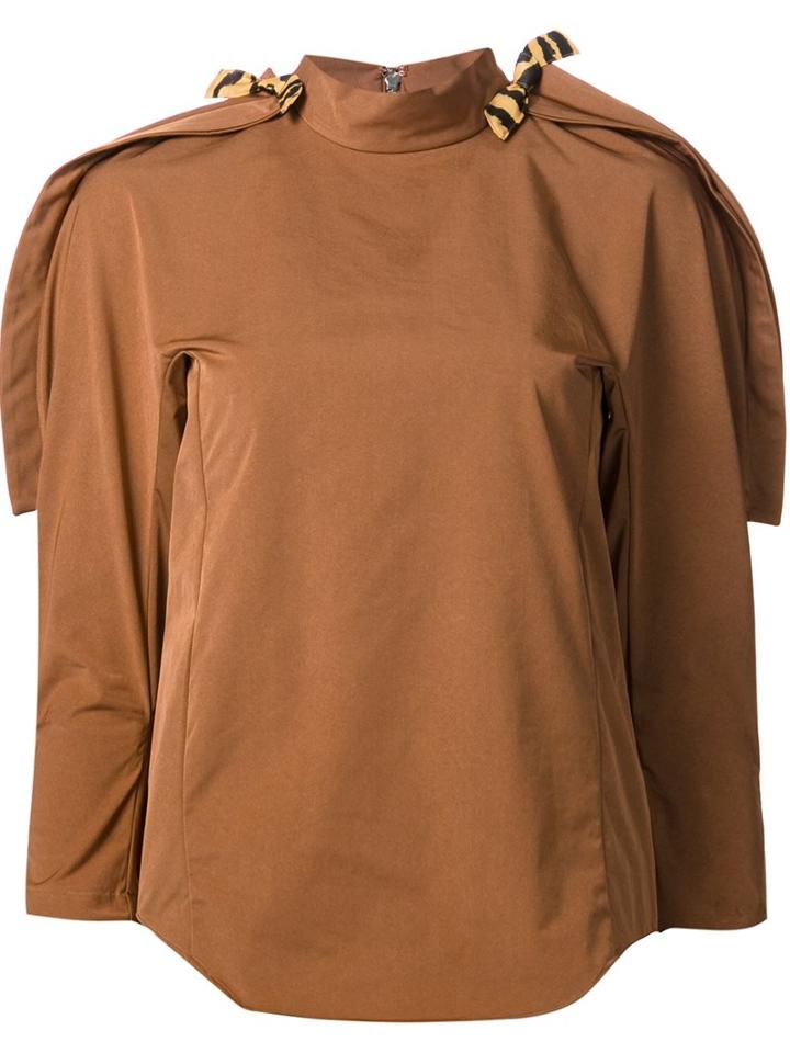 Toga Back Zipped Top