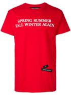 Tigran Avetisyan By Pavel An Slogan T-shirt - Red