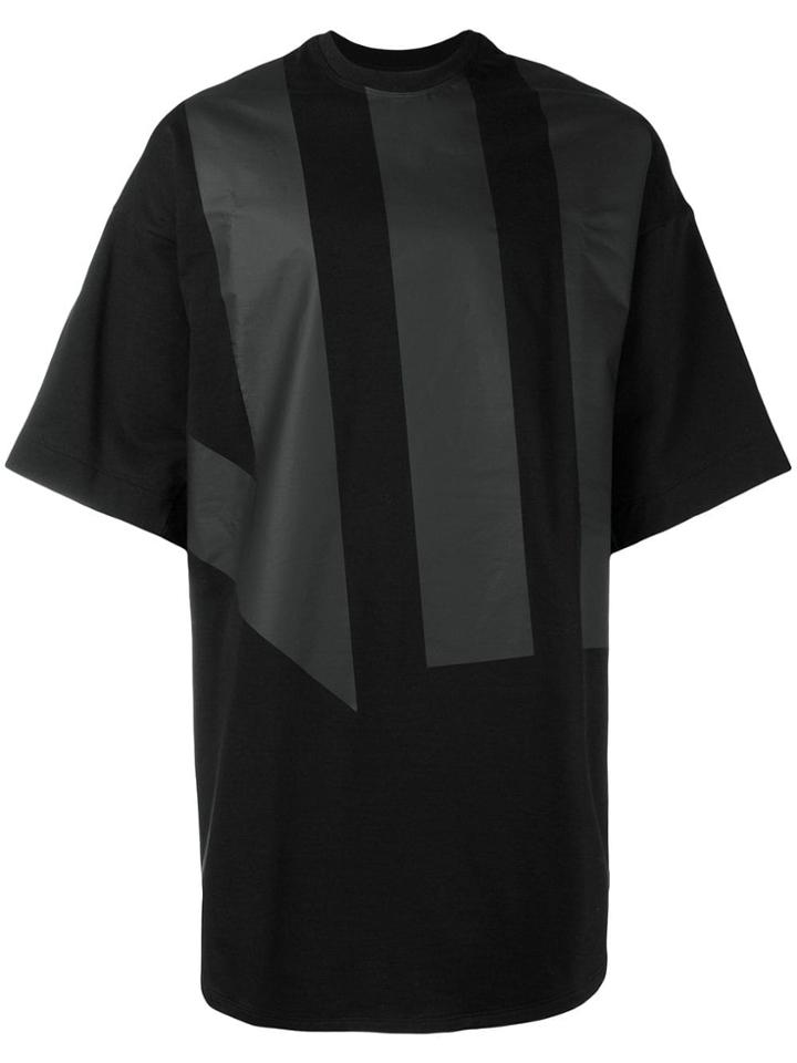 Julius Oversized Matte Logo T-shirt - Black