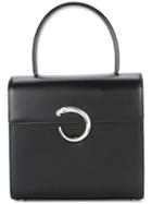Cartier Pre-owned Panther Logo Handbag - Black