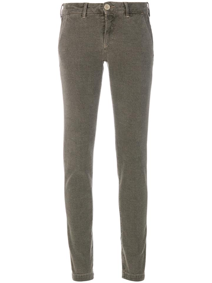Barba Patterned Trousers - Brown