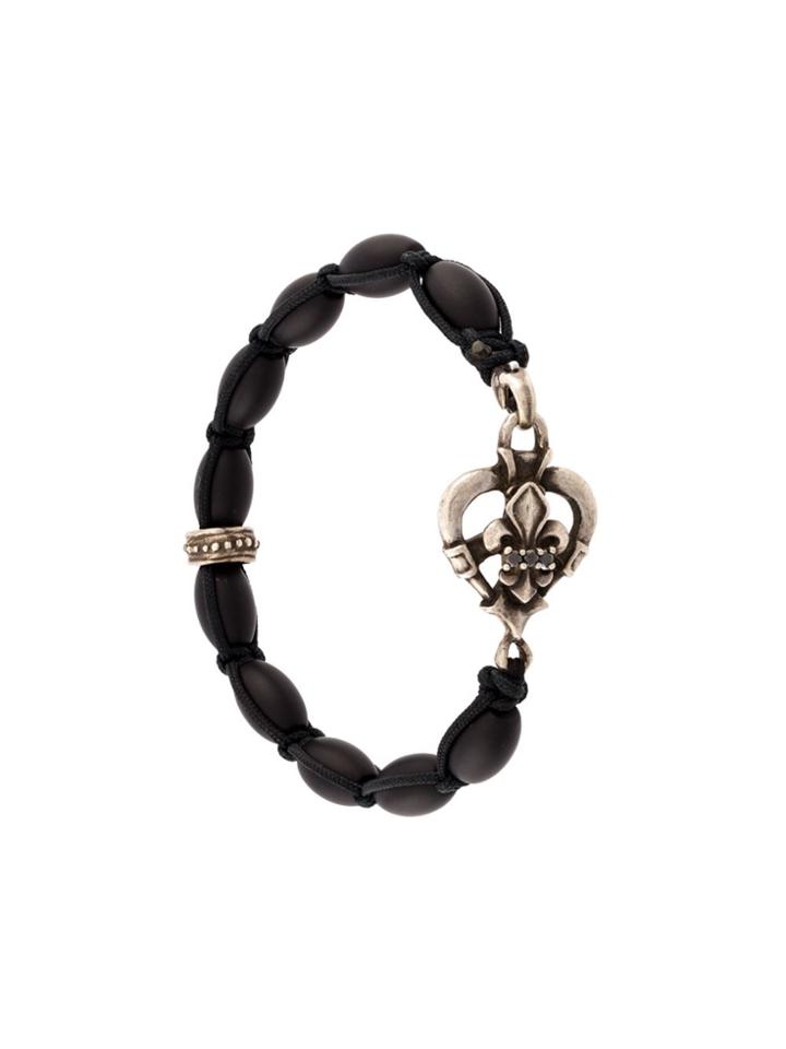 Roman Paul Charm Bracelet - Black