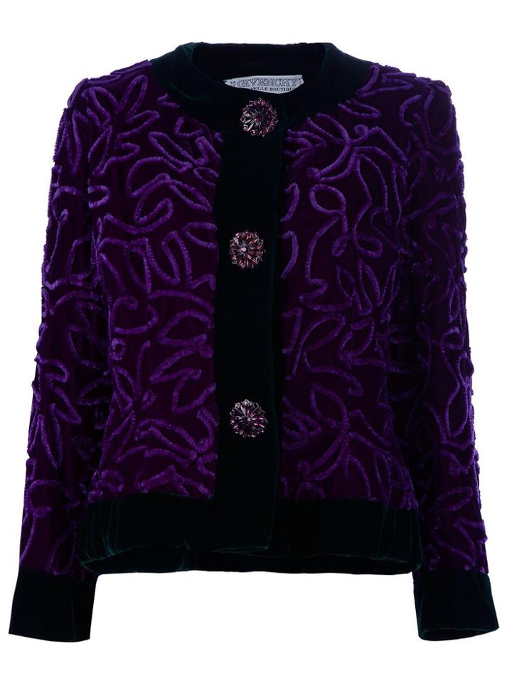 Givenchy Vintage Embroidered Jacket - Pink & Purple