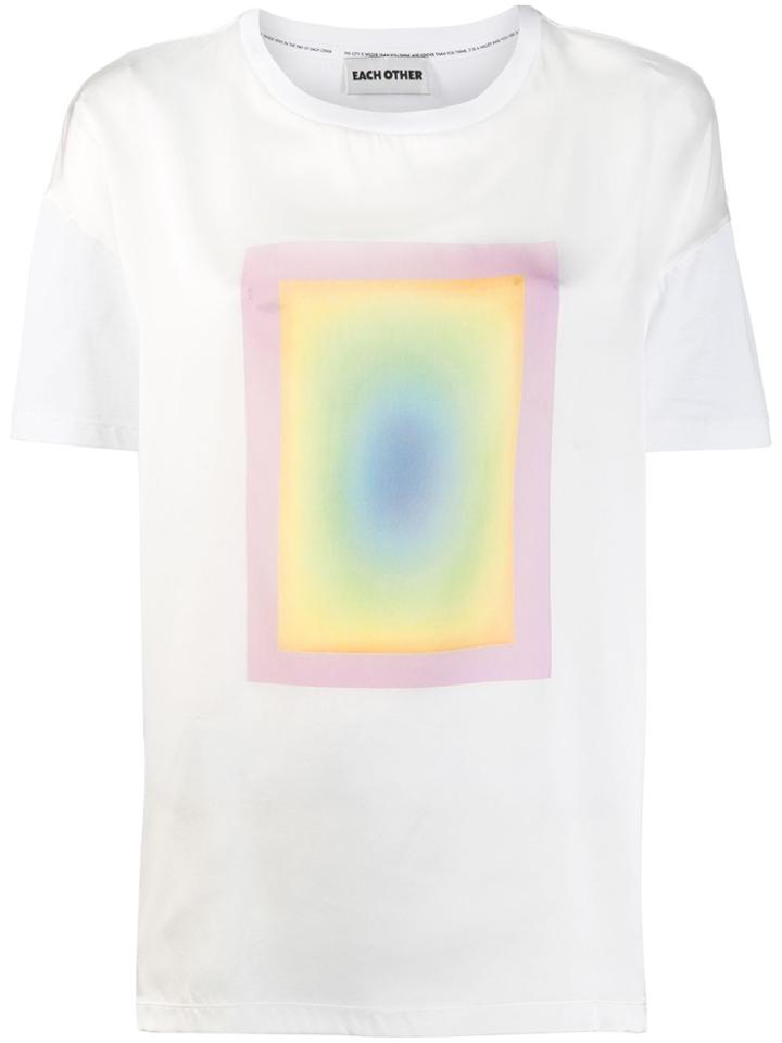 Each X Other Graphic Print T-shirt - White