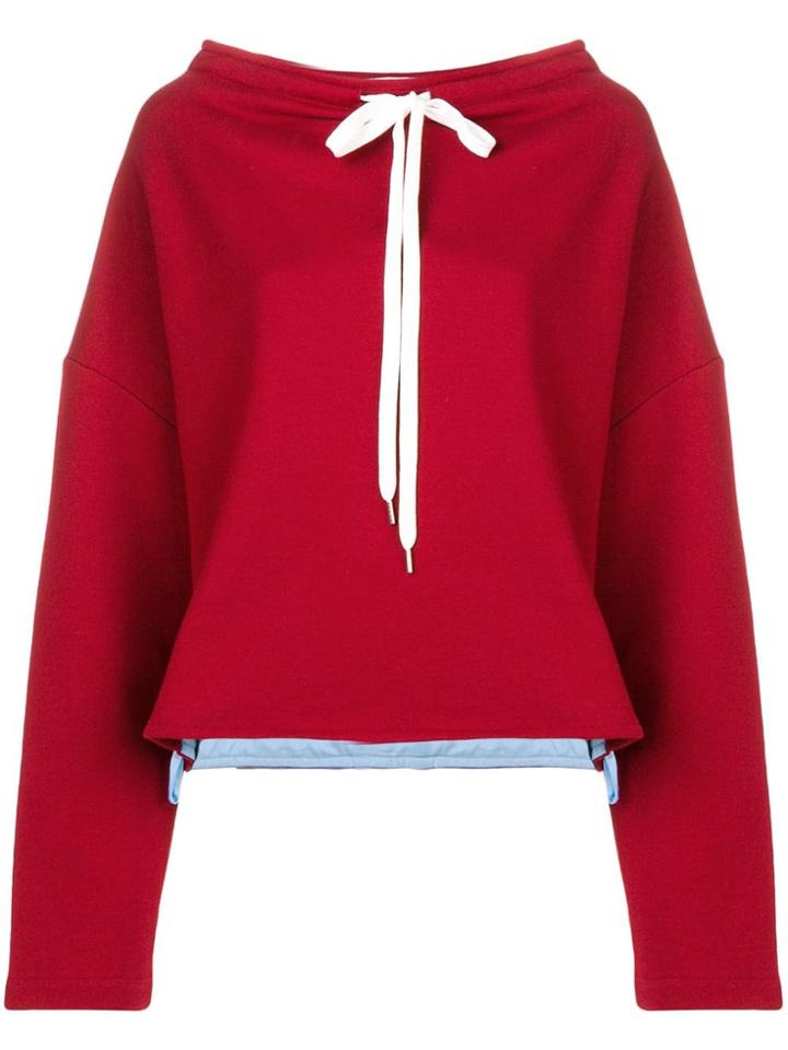 Marni Basic Hoodie - Red