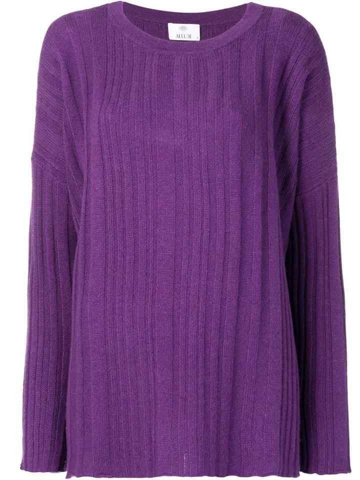 Allude Loose Jumper - Purple