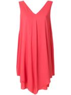 Fabiana Filippi Layered Hem Dress - Pink & Purple