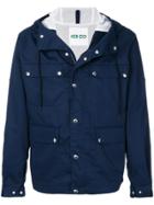 Kenzo Two-tone Parka - Blue