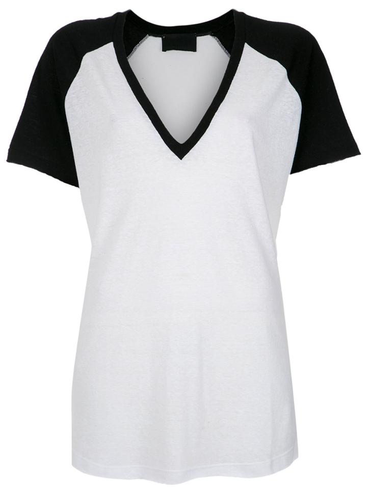 Andrea Bogosian Raglan Sleeves Blouse - White
