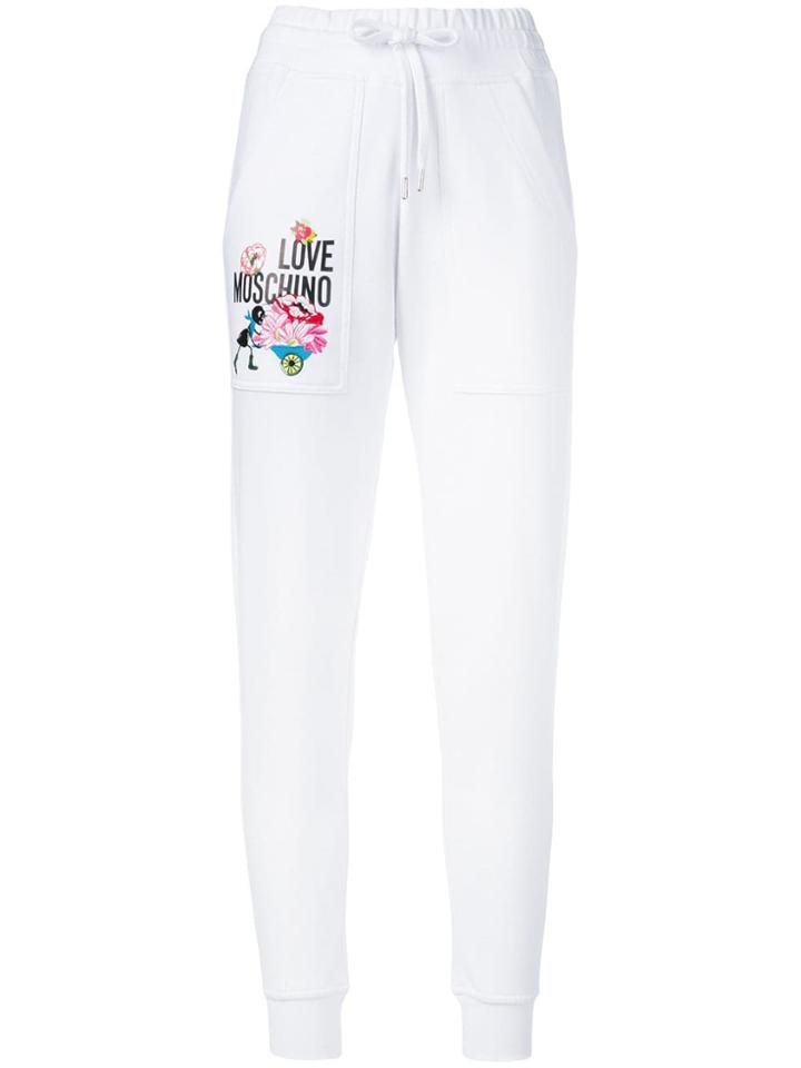 Love Moschino Track Pants - White