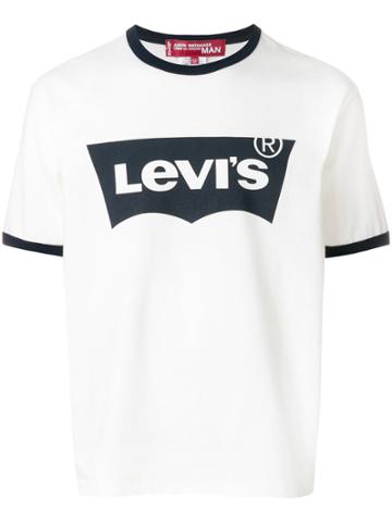 Junya Watanabe Man X Levi's Logo Print T-shirt - White