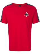 Marcelo Burlon County Of Milan - Marcelo Burlon X Kappa T-shirt - Men - Cotton/polyester - Xs, Red, Cotton/polyester