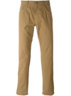 Salvatore Ferragamo Five Pocket Trousers, Men's, Size: 52, Nude/neutrals, Cotton