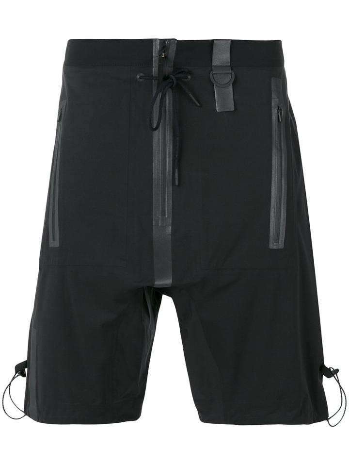 Y3 Sport - Drawstring Detail Shorts - Men - Polyamide/polyurethane/spandex/elastane/recycled Polyester - M, Black, Polyamide/polyurethane/spandex/elastane/recycled Polyester