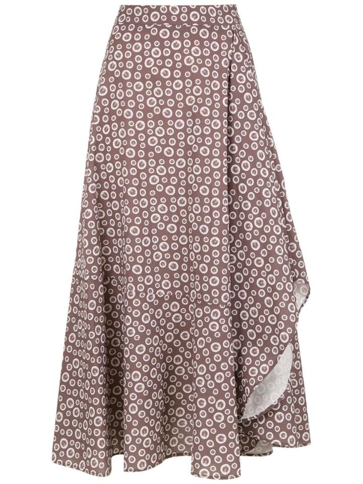 Alcaçuz Liberto Midi Skirt - Brown