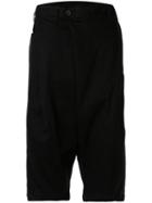 Julius Loose-fit Drop-crotch Shorts - Black