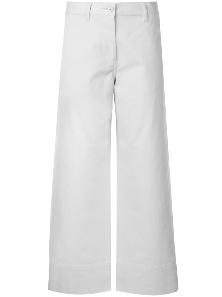 Jac+ Jack Cropped Trousers - Grey