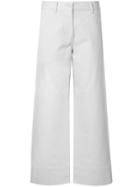 Jac+ Jack Cropped Trousers - Grey