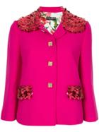 Dolce & Gabbana Sequin Embellished Blazer - Pink