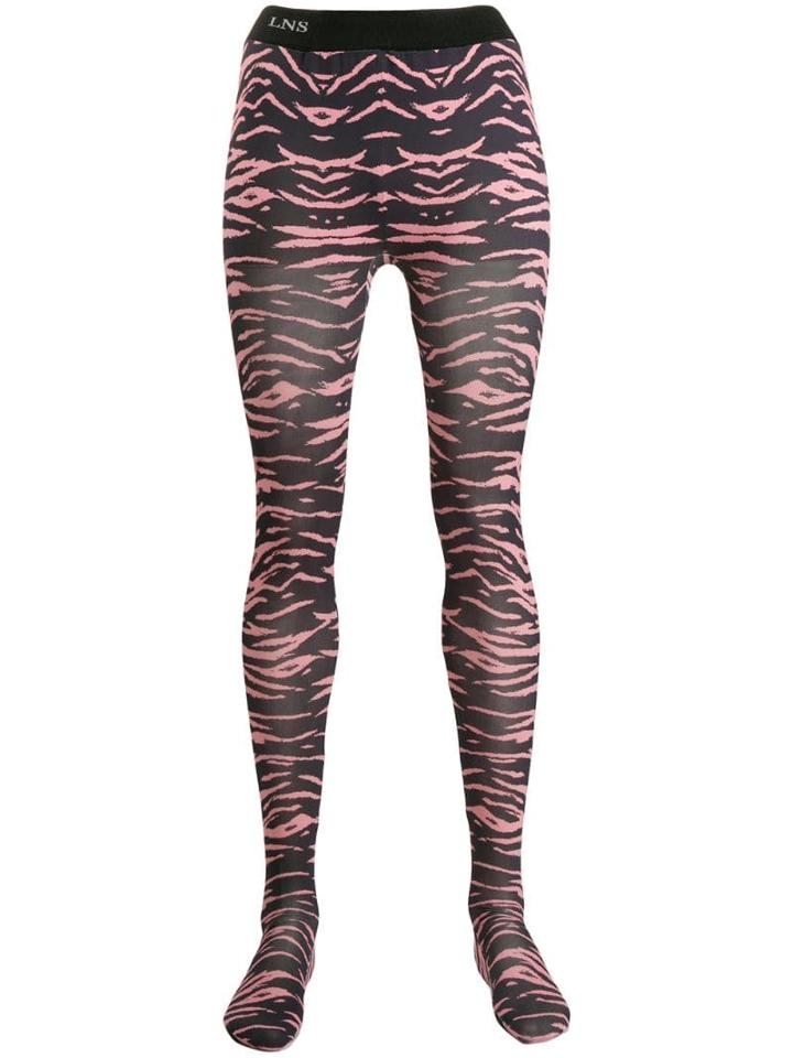 Laneus Tiger-print Leggings - Pink