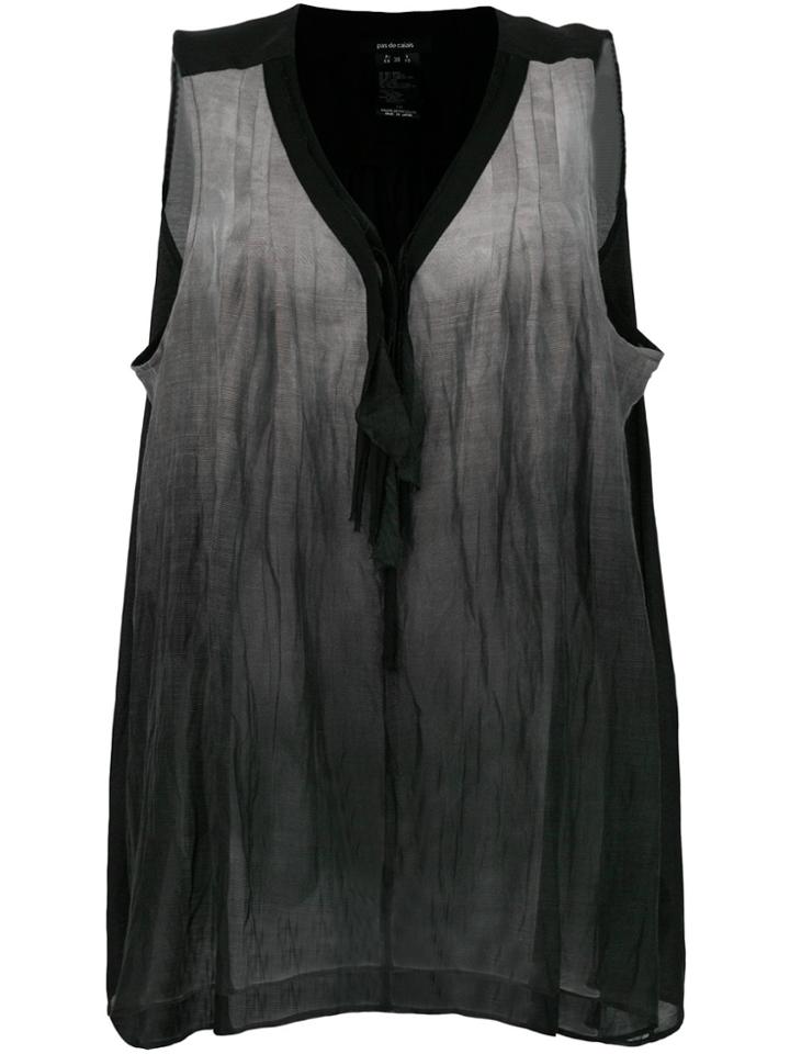 Pas De Calais Loose Fit Vest Top - Grey