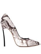 Casadei Snakeskin Effect Pumps - Grey