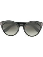 Prada Eyewear Colourblock Cat-eye Sunglasses - Black