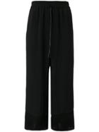 3.1 Phillip Lim Flared Cropped Trousers - Black