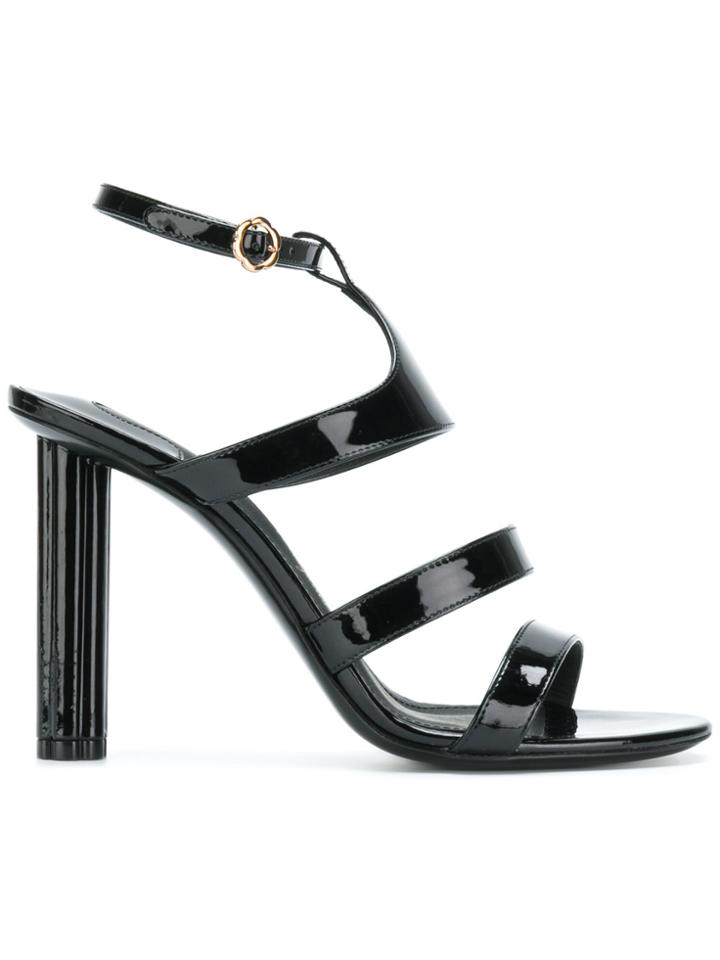 Salvatore Ferragamo Trevi Strappy Sandals - Black