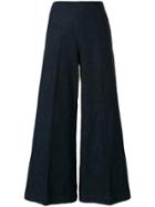 Barena Over Flared High-rise Jeans - Blue