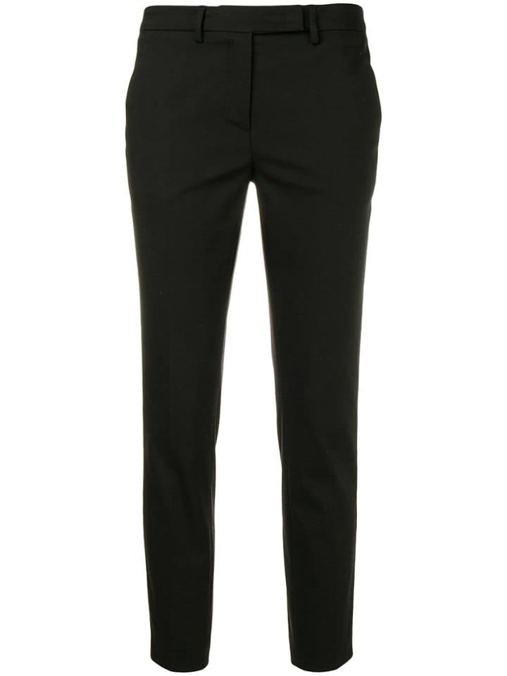 Blanca Cropped Tailored Trousers - Black
