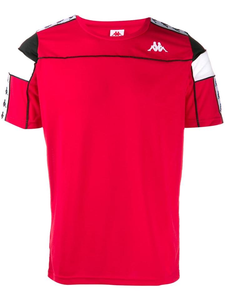 Kappa Colour Block T-shirt - Red