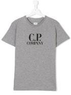 Cp Company Kids Teen Branded T-shirt - Grey