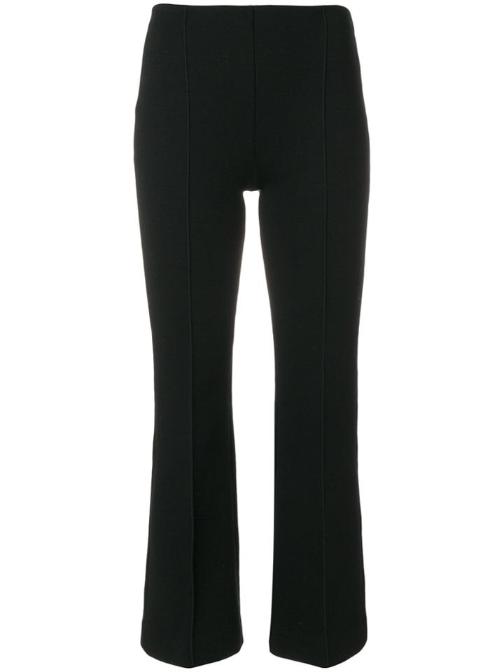Sonia Rykiel Knitted Flare Trousers - Black