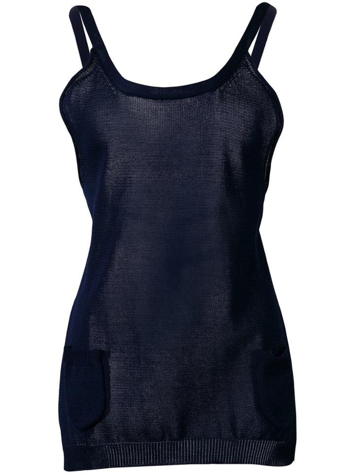 Stefano Mortari Open Back Vest - Blue