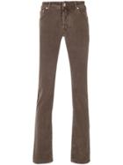 Jacob Cohen Textured Denim Jeans - Brown