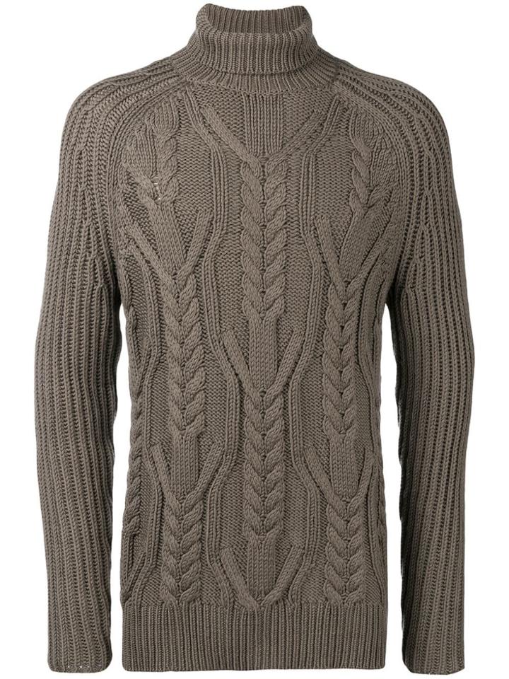 Neil Barrett Rollneck Jumper - Brown