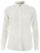 Equipment Silk Shirt, Women's, Size: Medium, White, Silk