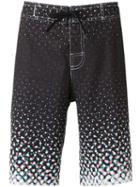 Osklen - Printed Shorts - Men - Polyester/spandex/elastane - 44, Black, Polyester/spandex/elastane