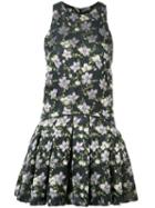 Alexander Mcqueen - Printed Mini Dress - Women - Silk/polyester/acetate/polyimide - 42, Black, Silk/polyester/acetate/polyimide