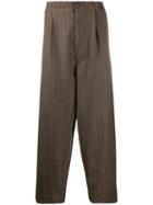 Société Anonyme Pin-stripe Trousers - Brown