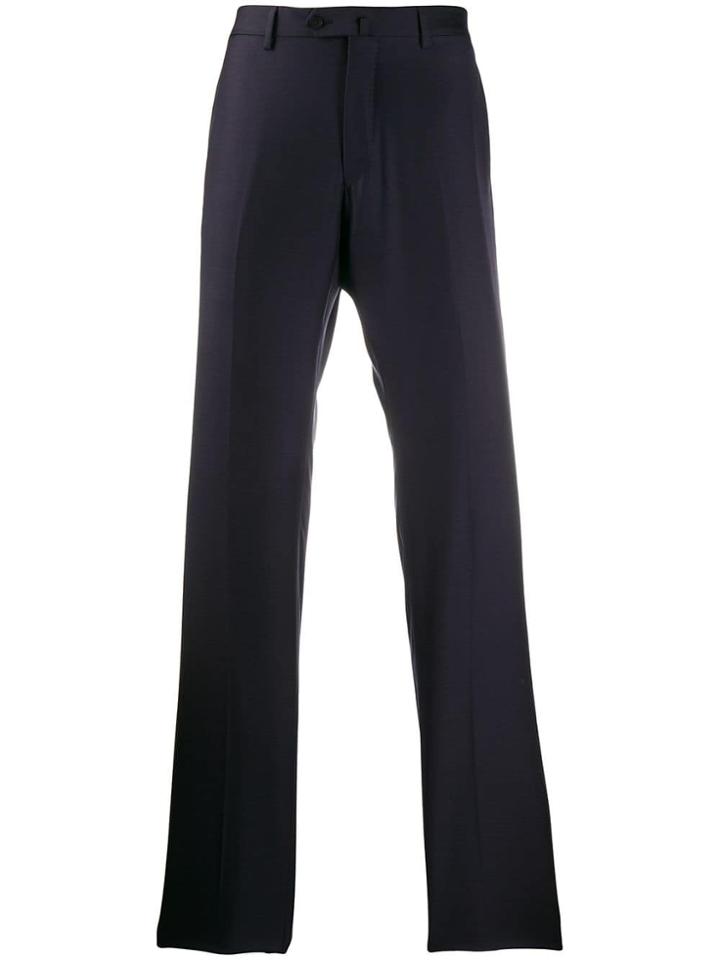 Caruso Slim Fit Trousers - Blue