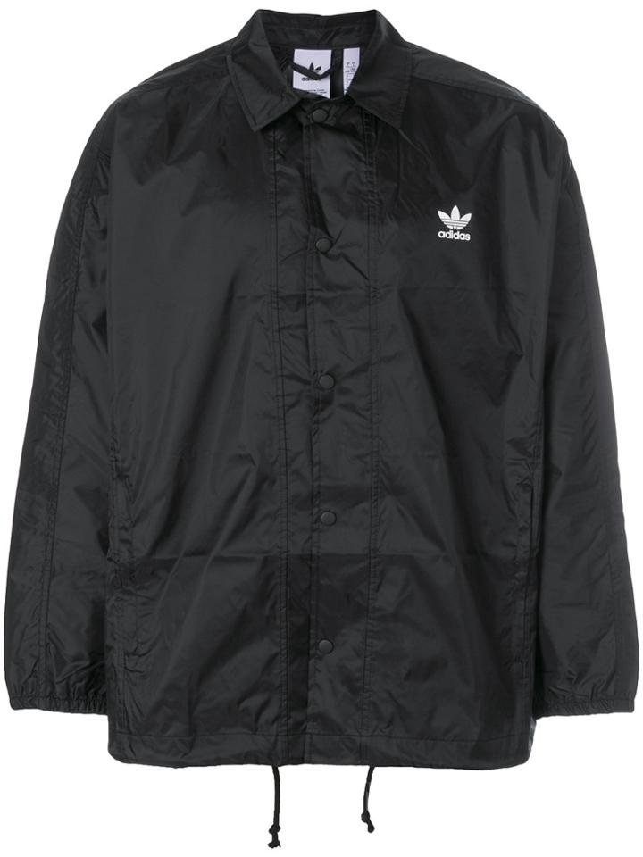 Adidas Trefoil Coach Jacket - Black