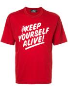 Hysteric Glamour Slogan Print T-shirt - Red