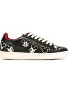 Moa Master Of Arts Mickey Mouse Sneakers, Adult Unisex, Size: 44, Black, Leather/nylon/rubber
